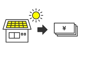 無償譲渡後は売電収入を得られます